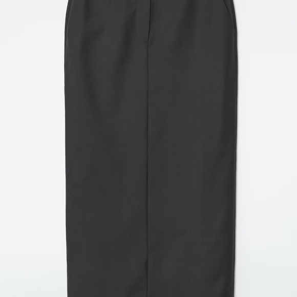 NWT COS WOOL COLUMN MAXI SKIRT - Picture 5 of 9